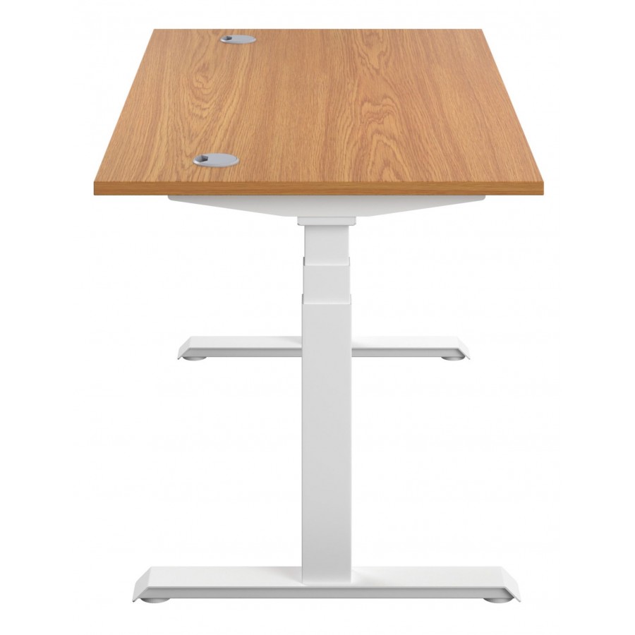 Olton Height Adjustable Straight Office Desk